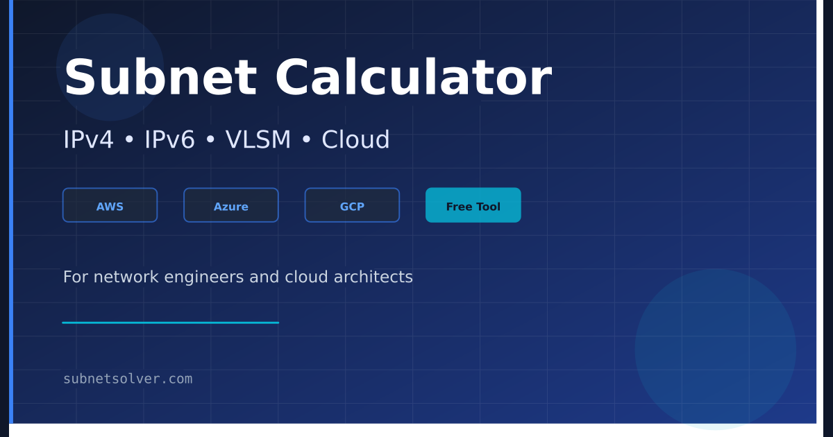 Subnet Cheat Sheet — Complete /0 to /32 CIDR Reference Table | SubnetSolver